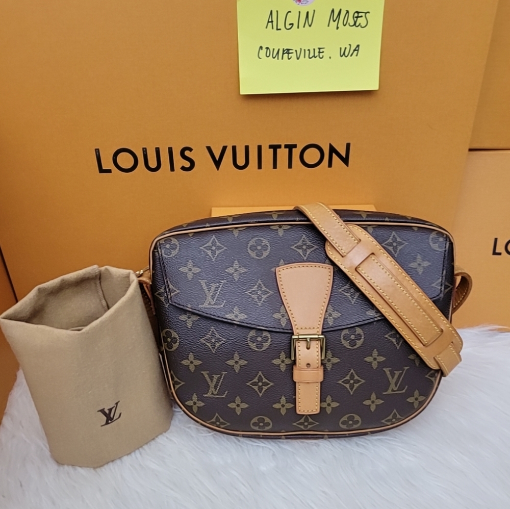 Louis Vuitton Jeune Fille GM Crossbody Bag Monogram Canvas